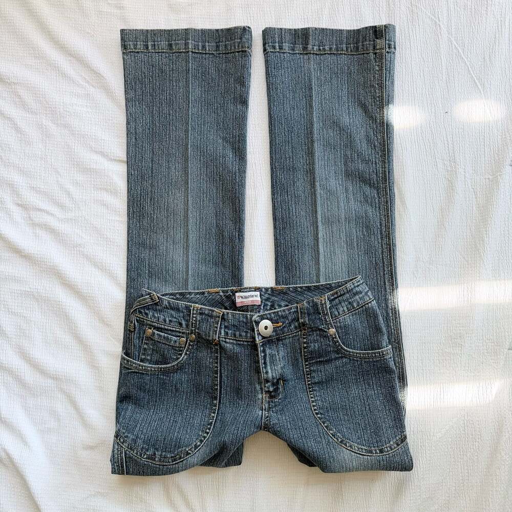 Y2K No Boundaries Juniors Stretch Bootcut Jeans